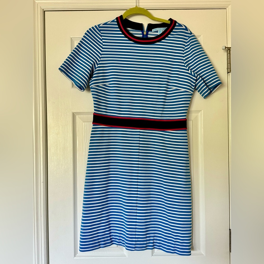 Size medium Draper James Presley stripped Ponte dress